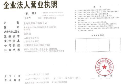 狄萨营业执照